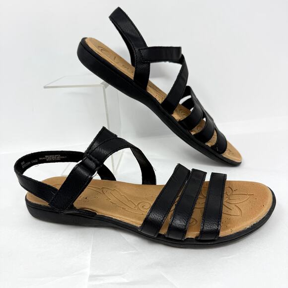B.O.C. Born Concepts Sandals Shoes Womens 8M Black Summer Resort Cruise Comfort - Picture 1 of 8